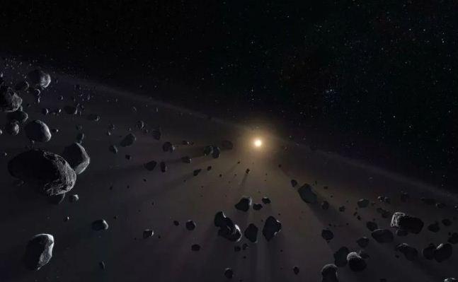 اين يقع حزام الكويكبات
